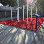 Calisthenics park met instructiebord ISK Middelburg