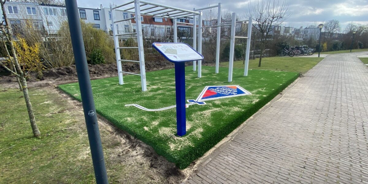 Urban Gym DC BASE Spaarnecollege Haarlem met FFG G3 sportvloer