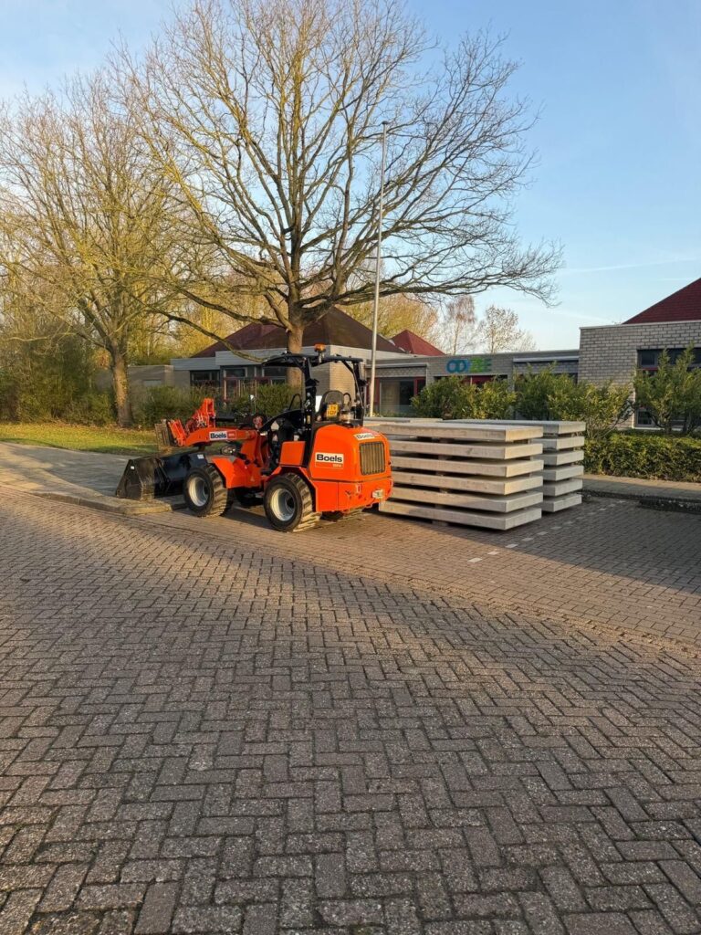 Levering betonelementen voor Urban Gym project