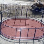 Mycollege Spijkenisse Plaatst DutchPanna® PK8000 PRO Pannakooi met FFG G3 Circulaire Sportvloer DutchPanna® PK8000 PRO pannakooi op schoolplein mycollege Spijkenisse